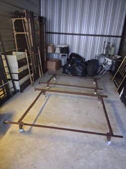 Queen, Full or Twin size Metal bed rails $30 each