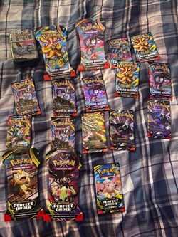 pokémon packs chaos rising/pitch black/ perfect order