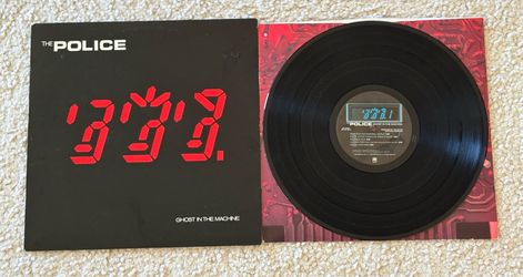 The Police “Ghost In The Machine” Vinyl Lp 1981 A&M Records Original Europadisk Press Beautiful Pristine Vinyl Rock.