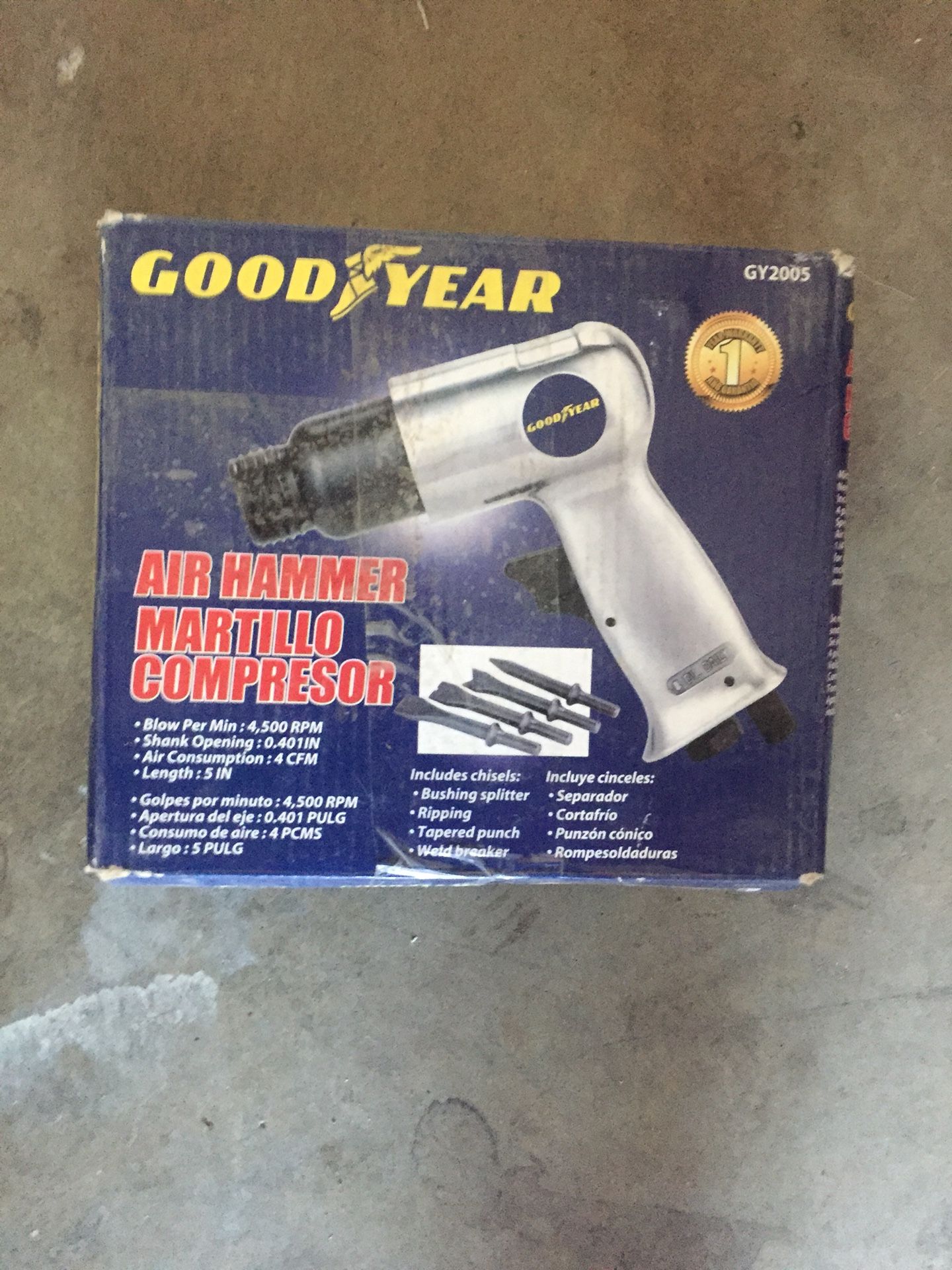 Goodyear air hammer. Impact. Air tools. New.