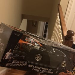 Dom’s Dodge Charger And Brians  Toyota Supra
