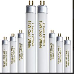Konideke 8 Pack 21" T5 Fluorescent Light Bulbs