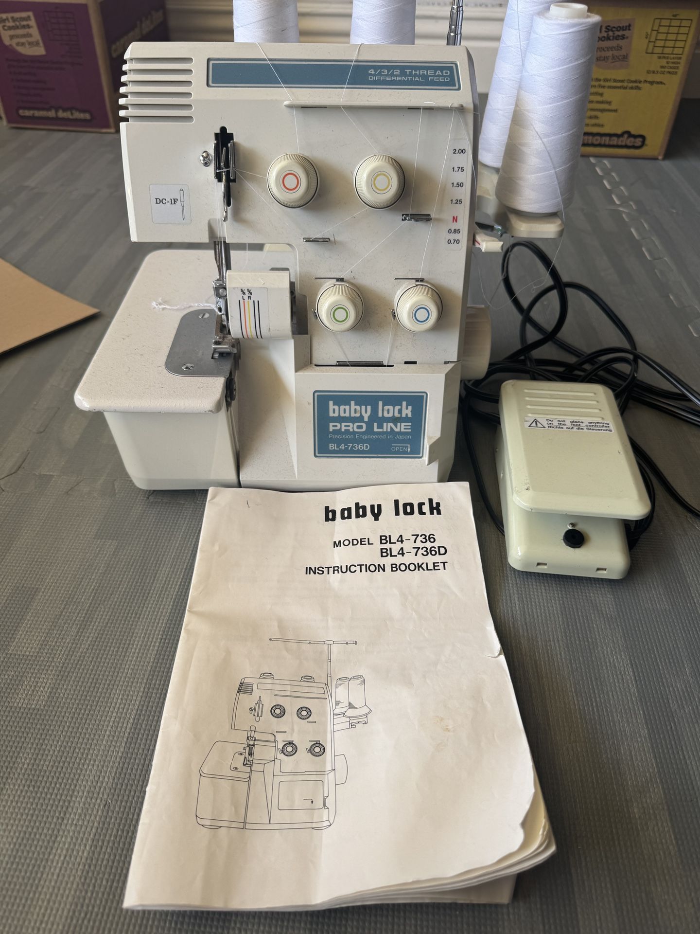 Vintage Baby Lock Pro BL4 736D Sewing Machine