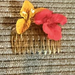 Hair Comb Floral 808 Beads 