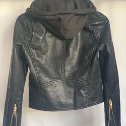 Vegan Leather Jacket XS