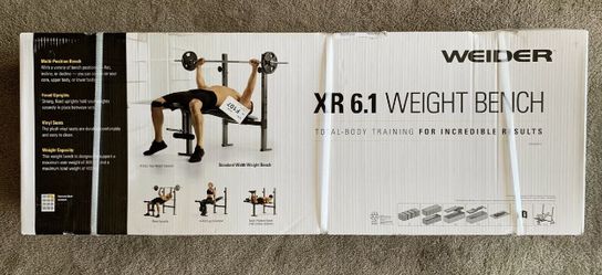 weider xr 6.1 weight bench press