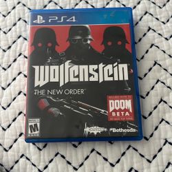 PS4 Wolfenstien The New Order
