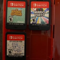 Animal Crossing , Super Mario Party And Just Dance 2019 