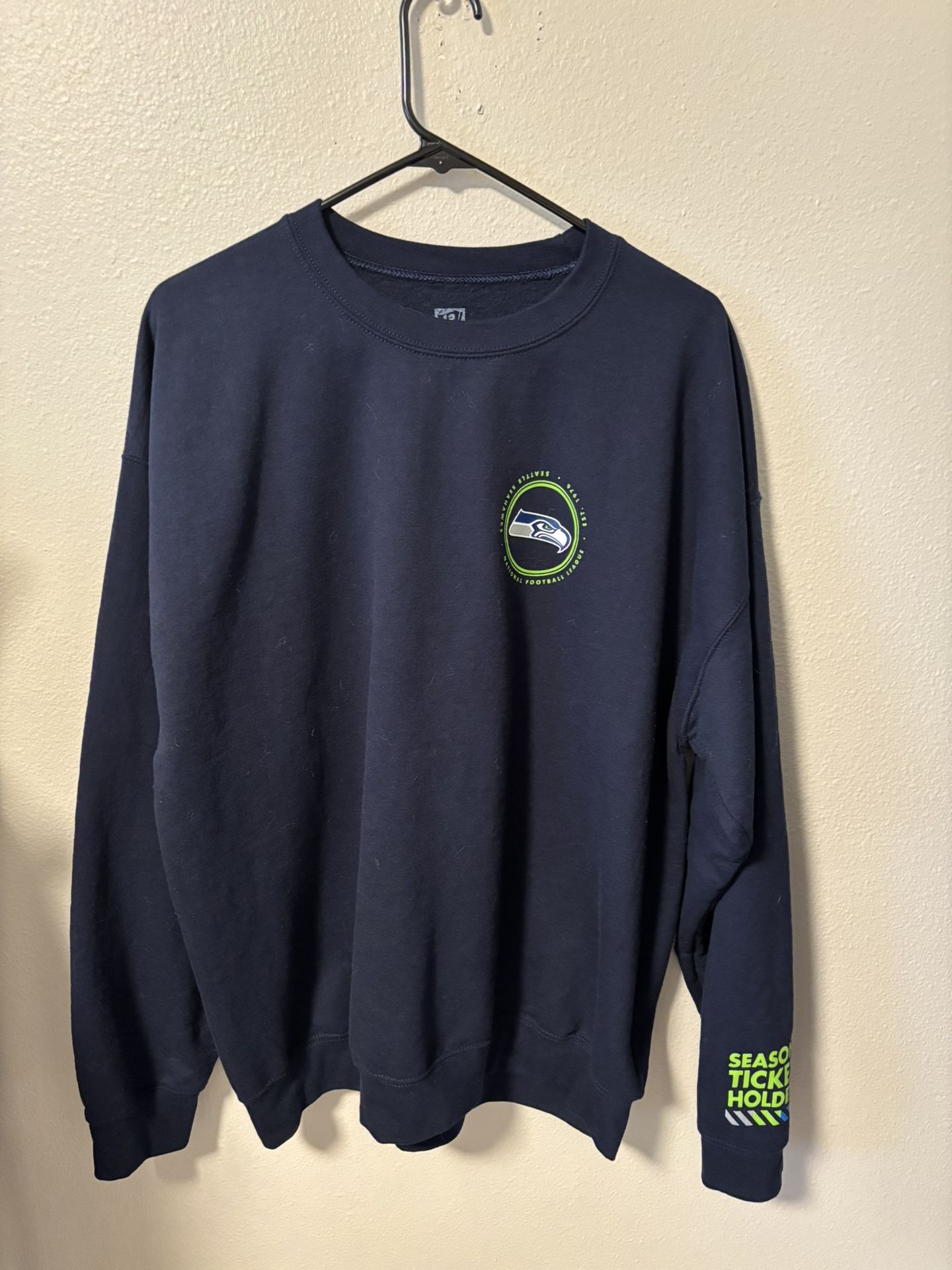 Men’s Seattle Seahawks Crewneck Sweatshirt