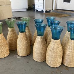 Wedding centerpiece, flower vases