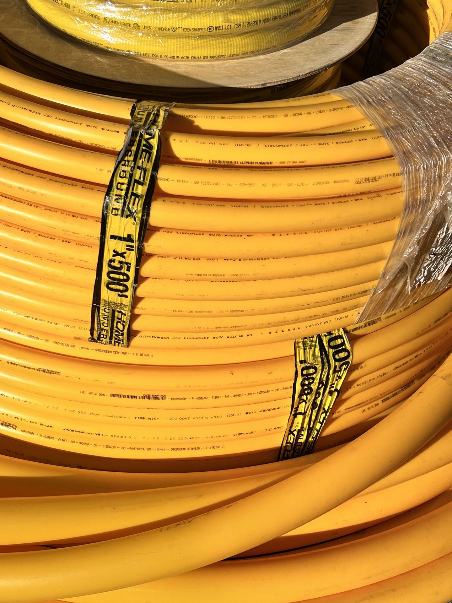 HOME-FLEX 1 in. IPS x 500 ft. DR 11 Underground Yellow Polyethylene Gas Pipe