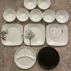 Plates and bowls ($75 in value)