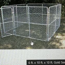 6ft x 10ft x 10ft Dog Kennel 