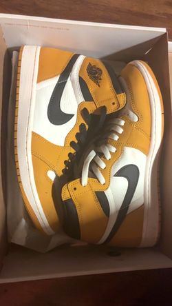 Yellow & White Jordan 1s