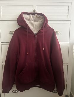 Gioberti Men’s Large Maroon Hoodie Jacket