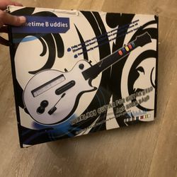 Nintendo Wii Guitar Hero And Rock Band Hero 