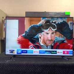 55 Inch Samsung Smart 4k Smart Ultra HD Beautiful Tv Comes With Remote Control Shows Great Quality Clear Picture Works Perfect Guaranteed 