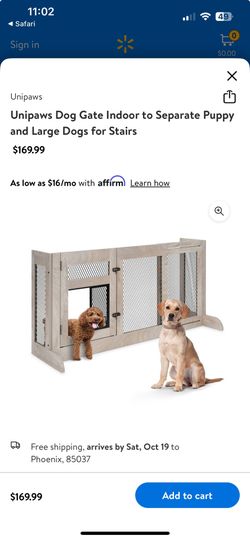 Unipaws Dog Gate Indoor