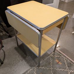 Mid Century Formica & Chrome Table