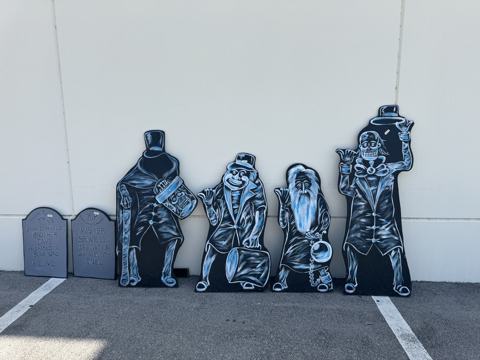 Disney Haunted Mansion Ghost Characters Cutouts Yard Decor