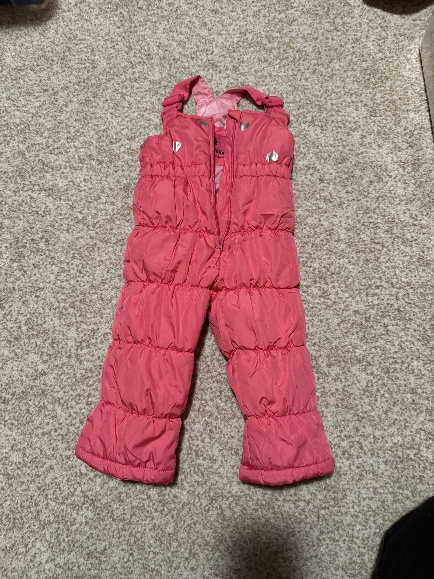 Baby Girl Snow Bib - 18 Months