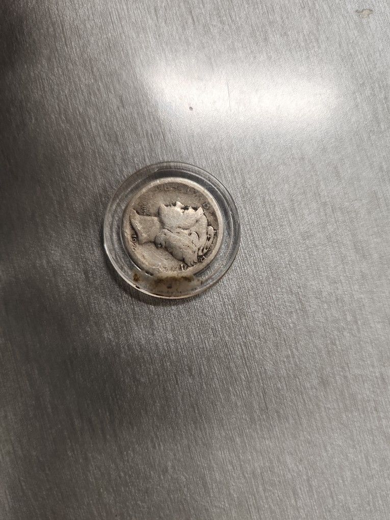 1920 Silver Dime In A Case