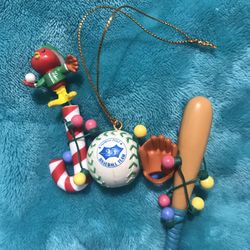 Vintage Baseball Christmas Ornament