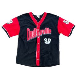 Vintage WWF Dudley Boyz Dudleyville 3D Baseball Jersey RARE Wrestling Size XXL