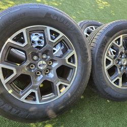4 2025 FORD F150 20" RIMS&TIRES