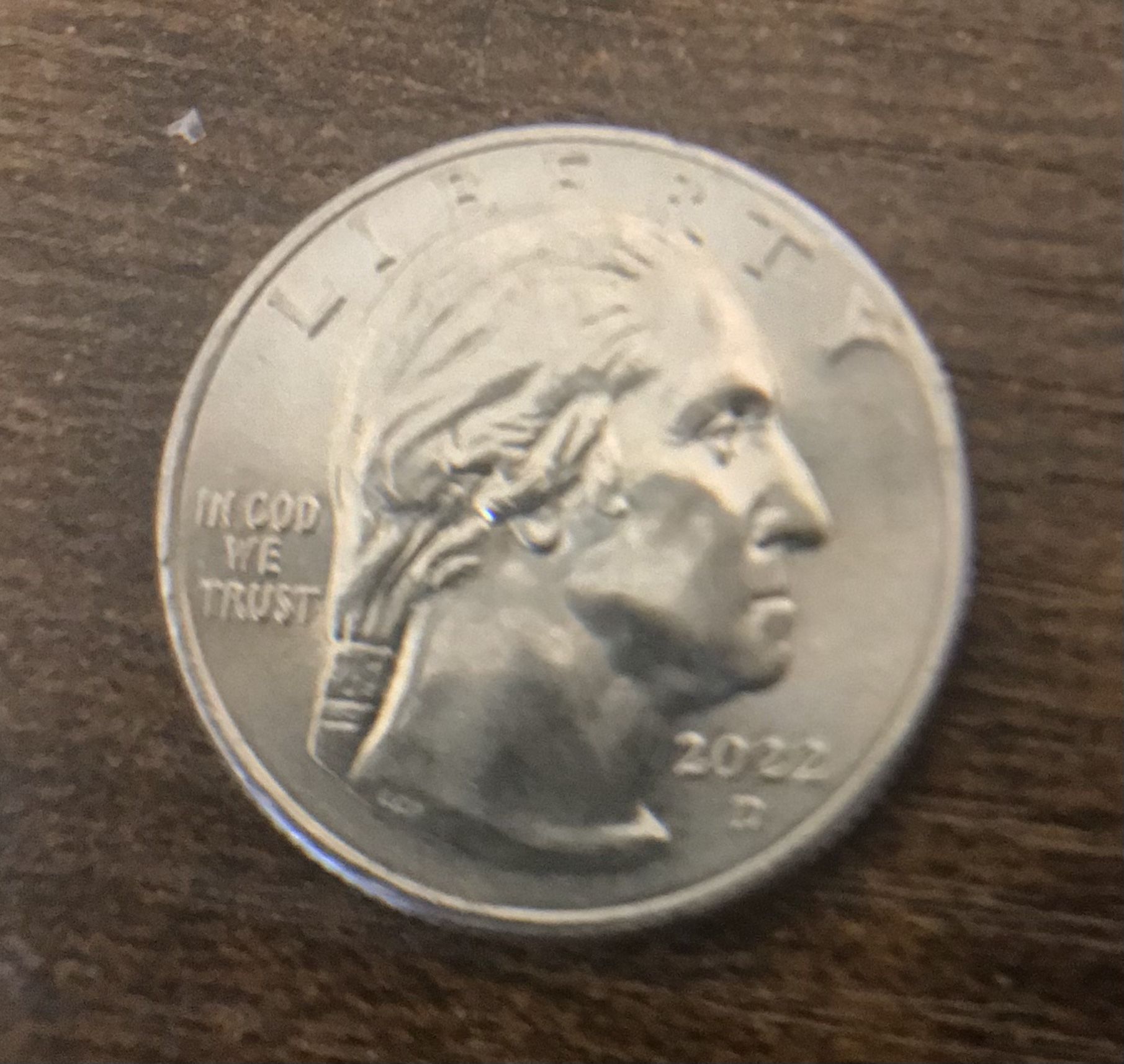 2022 P Dr. Sally Ride Quarter ERROR Ghost Comet / “IN COD WE TRUST”