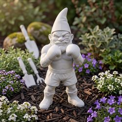 Boxer Garden Gnome