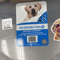 Pet Food Container 