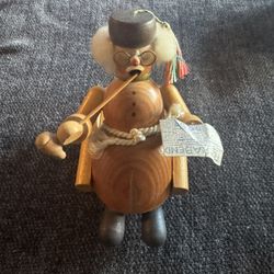 Vintage Wood Crafted German Incense Smoker