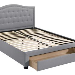 Platform Bed Frame With Storage Drawer Brand New !  Queen Only … 