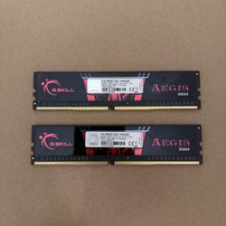 SKILL Aegis 16GB (2x8GB) DDR4 3000MHz RAM – CL16