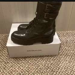 Aldo Leather Boots Size 10 