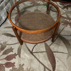 Round Coffe Table Temp Glass / Mesa Para Cafe Redonda 