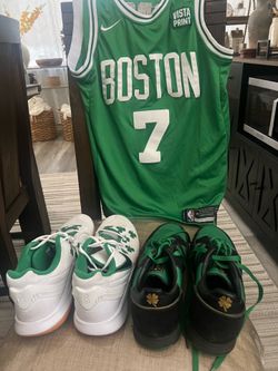 Boston Celtics Shoes and Jersey