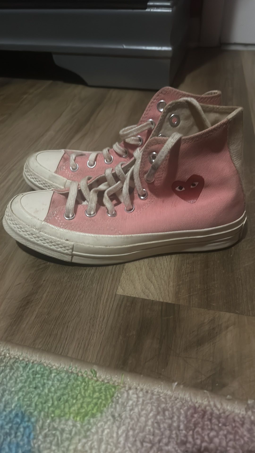 Converse Pink High-Top Sneakers Size 6