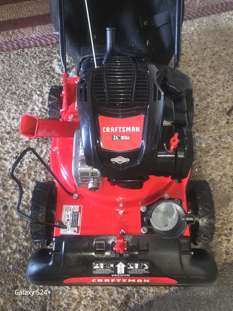 Craftsman 24 Inch 163 Cc Vacuum And Shredder Brand New