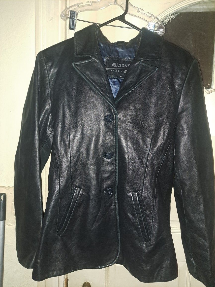 Wilson's Leather Jacket Black