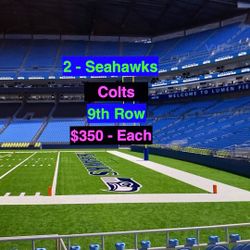 Seahawks Colts Tickets