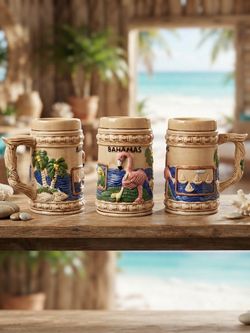 Bahamas Ceramic Beer Stein