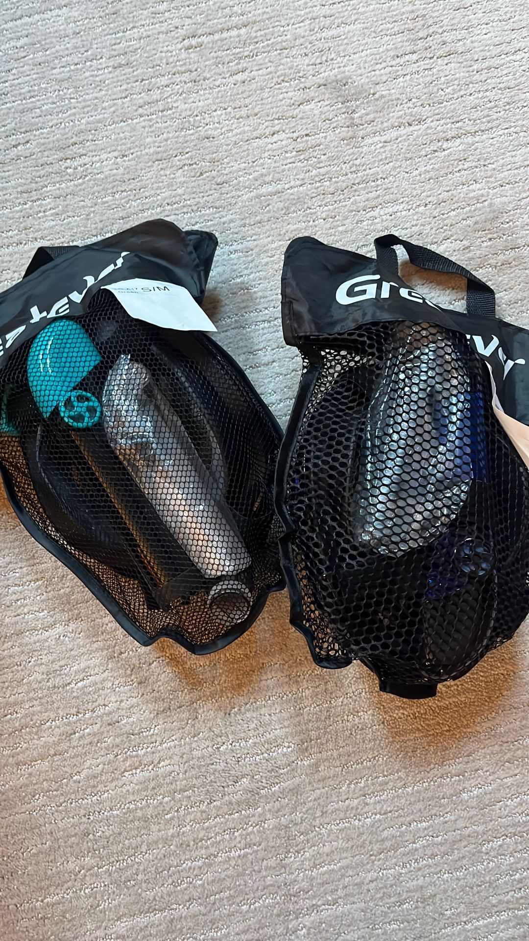 2 Full Face Snorkeling Masks
