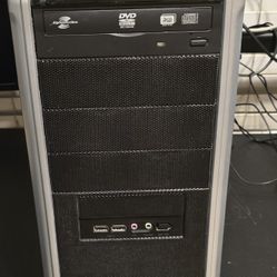 DeskTop  CoolerMaster  🖥 AMD 620 - 2.6GHz. CPU /8.0GB RAM  /1.0TB. HDD 🔌 Windows 10, DVD-RW, Only Tower ✔️ usb-Wi-Fi