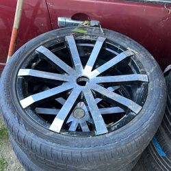 22 inch rim with tire