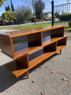 World Market Walnut Brown Wood Ashlyn Bookshelf for Sale in San Gabriel CA OfferUp