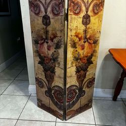 Antique 2 Panel Divider/Wall-Decor 33”Lx51”H