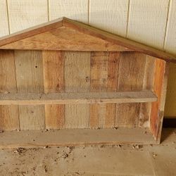 Rustic Wood Shelves.