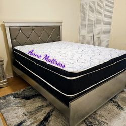 NEW QUEEN PILLOW TOP MATTRESS AND BOX SPRING
